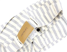 Lil Atelier limestone coconut milk twill shorts